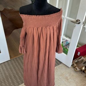 ASHLEY STEWART OFF - The - SHOULDER DRESS SIZE 12W